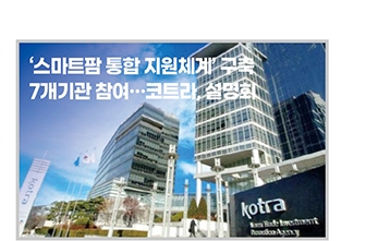 ‘스마트팜 통합 지원체계’ 구축- 7개기관 참여…코트라, 설명회