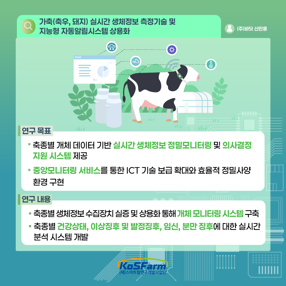 스마트팜 다부처패키지 혁신기술 개발사업 연구성과 밀착 연구노트(2) 사진